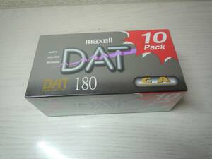 maxell DAT180テープ DM180D 180分テープ10本セット　希少　新品未開封品