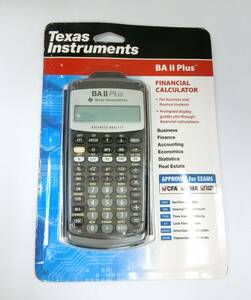 【新品】Texas Instruments BA II Plus Financial Calculator 金融電卓 [並行輸入品](Y-545-6)