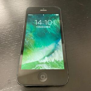 iPhone5 本体 16GB ME045J/A ブラック ⑦