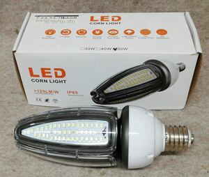 ♪ LED CORN LIGHT コーンライト 50W 口金 E39 発光効率 ＞120LM/W 防水レベル IP65 箱付 33-104