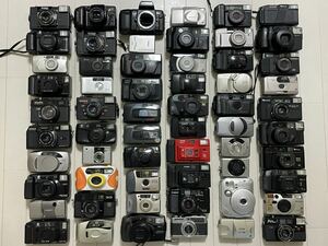 ジャンク扱い　フィルムカメラ　まとめ　大量　FUJICA　Canon　Konica　OLYMPUS　フジカ　キャノン　コニカ　オリンパス等　60台　同梱不可
