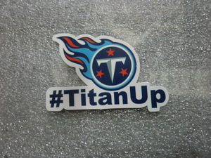 NFL テネシー タイタンズ #Titan Up ステッカー 防水シール