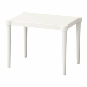 IKEA 子供用テーブル UTTER 室内/屋外用, ホワイト 送料￥750!