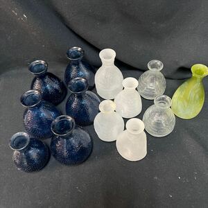 昭和レトロ ガラス レトロ 花瓶 徳利　とっくり　まとめ売り　l-3013