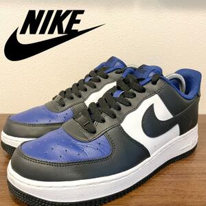 NIKE AIR FORCE 1 LOW BY YOUナイキ エア フォース ワン ブラックブルー AQ3774-992 メンズ ローカットスニーカー 26.5cm 