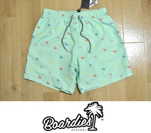 【送料無料】新品 BOARDIES ボーディーズ ビーチショーツ M LAZY DAYZ ショートパンツ 水着 スイムウェア サーフパンツ ボードショーツ ◆