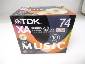 TDK 音楽用 CD-R XA74 for music 10pack 新品