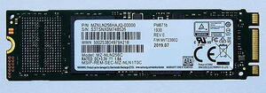 M.2 SSD 2280 SATA 256GB Samsung 使用時間 939時間 動作確認済み 送料無料