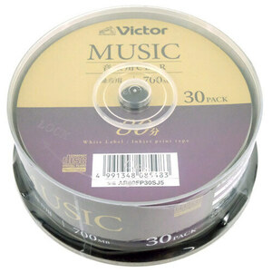 Victor 音楽用CD-R AR80FP30SJ5 30枚 [管理:1000025350]