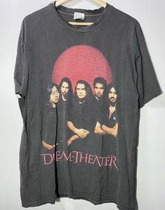 90s DREAM THEATER JAPAN TOUR ヴィンテージ バンドTシャツ 黒 L USA製 ドリーム・シアター ツアーT HARD ROCK HEAVY METAL メタル Hanes