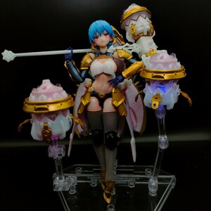 DarkAdvent Krakendress ラーニア DX Ver. 　美少女プラモデル　ゆるふわ乳　美尻　触手　　【全塗装完成品】