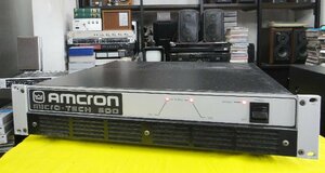 Amcron/パワー・アンプ『MICRO-TECH 600』b