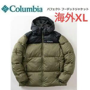 columbia コロンビア パフェクトフーデッドジャケット グリーン 海外XL(日本XXL相当)　WJ9792　メンズ　アウター　保温　撥水　アウトドア