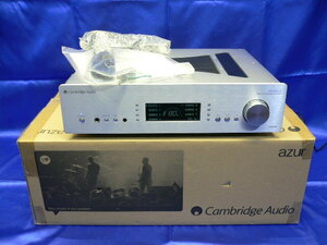 極上品　Cambridge Audio　プリメインアンプ　Azur 851A　Class XD　シルバー　元箱あり　ケンブリッジ オーディオ