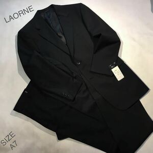 ★新品★未使用【大処分セール】LAORNE /フォーマル礼服　冠婚葬祭/2釦シングルスーツ/上下セット/サイズA7 アジャスター付き /限定品！