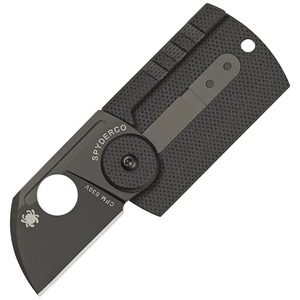 Spyderco ドッグタグナイフ DOG TAG FOLDER 折りたたみナイフ C188CFBBK スパイダルコ カーボン