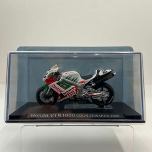 チャンピオンバイクコレクション 1/24 HONDA VTR1000 Colin Edwards 2000 #2 ホンダ Castrol ミニカー MotoGP デアゴスティーニ
