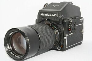 Mamiya M645 1000S AE プリズムファインダー + Sekor C 210mm F4 N 中判カメラ