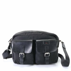 1円■美品■TUMI トゥミ■トレーサータグ付■24112D ショルダーバッグ メッセンジャー トート ビジネス 通勤 レザー メンズ YYM T20-8