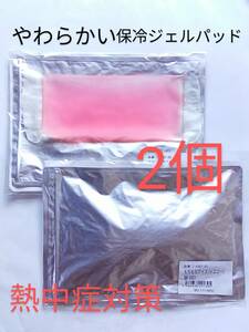 ★送230円 もちもち感触 クールダウン 2個 保冷ジェルパッド アイスまくら アイシング 熱中症対策 アイスノン ソフト保冷剤