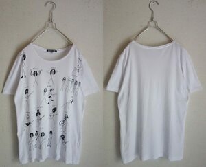 BLACK SCORE /Tシャツ STICK ROCK☆ブラックスコア ロックＴシャツ 白Ｍ☆ＵＫメイド 定価8532円（税込）