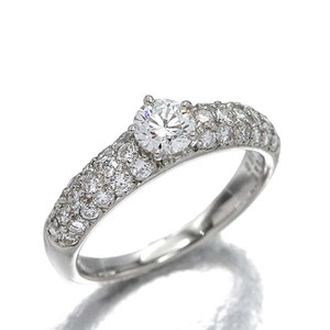 スタージュエリー STAR JEWELRY プラチナ ダイヤモンド リング 10号 D0.370ct/0.58ct Pt950 宝石 ギフト 女性 プレゼント 誕生石 4月