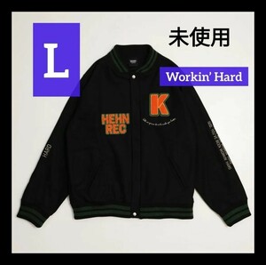 即完売希少品★藤井風 Workin’ Hard スタジャン Lサイズ グッズ fujiikaze 本人着用同デザイン 男女兼用