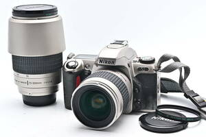 1A-888 Nikon ニコン U AF NIKKOR 28-80mm f/3.3-5.6 G + 70-300mm f/4-5.6 G 一眼レフフィルムカメラ オートフォーカス