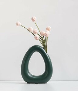 新品　INS風　tiktok 　飾り物　花器　　セラミック花瓶　　アイデア　玄関　リビング　ダイニングルーム　三角形　B型