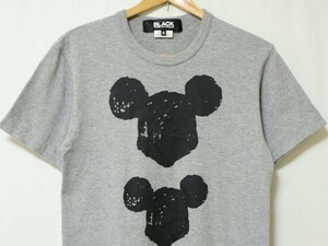 2010年 BLACK COMME des GARCONS Disney 00s ブラック コム デ ギャルソン ディズニー ミッキーマウス Tシャツ S MADE IN JAPAN 日本製 //