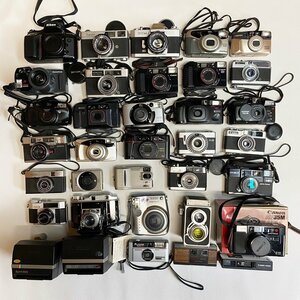 まとめ売り Canon Nikon Olympus Fujifilm Minolta Pentax POLAROID 二眼 コンパクト フィルム カメラ 等 ジャンク品 動作未確認/A4502
