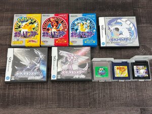 ジャンク品◆ポケットモンスター ゲームまとめて GAMEBOY NINTENDO DS ソフトのみ 空き箱含む 任天堂 POKEMON ポケモン◆F0401