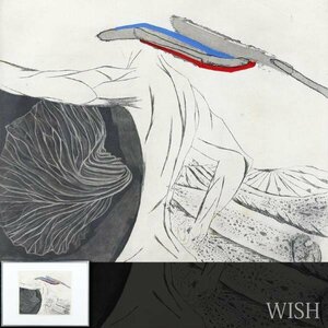 【真作】【WISH】柳澤紀子「ある景色 」銅版画 1984年作 直筆サイン 　　〇日本版画協会会員・理事 日本版画協会賞 #24032569