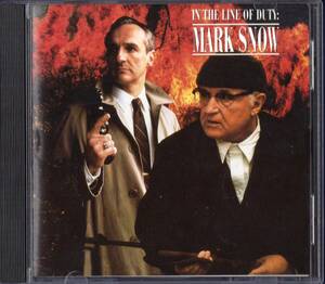 【CD】マーク・スノウ「FBI 男たちの闘争」1992年発売・アメリカ盤サントラ ＊良品 ＊MARK SNOW