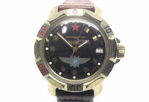 【ト足】CO668CAA2G Vostok ヴィンテージ 手巻き 腕時計 メンズ 旧ソ連 動作確認済み
