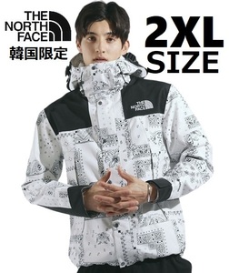 韓国限定 ノースフェイス ペイズリー柄 マウンテンジャケット ゴアテックス THE NORTH FACE ホワイトレーベル ストリート スノーホワイト