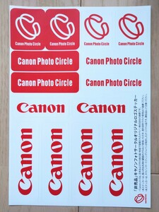 ★　新品・未使用・非売品　★　Canon　キャノン　オリジナルロゴステッカー　★