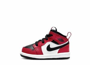 Nike TD Air Jordan 1 Mid "Chicago Black Toe" 16cm 640735-069
