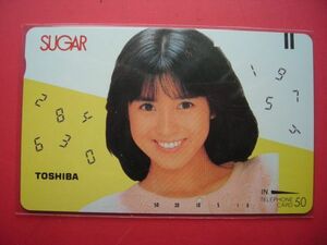 西村知美　東芝　SUGAR　未使用テレカ