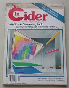C in ider　Greens Apple Magazine　1983年November　Graphics:A Penetrating Look　※洋書