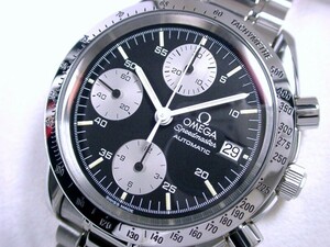 綺麗 OMEGA オメガ スピードマスター クロノグラフ バルジュー7750 ブラック 3511.5000 鑑定済