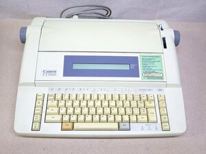 Kウま9844 Canon/キヤノン 電子タイプライター F5000 U310 印字動作確認済み 海外仕様 事務機器 印刷機器