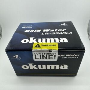 Okuma Cold Water Line Counter 5.4:1 Left Hand Trolling Baitcast Reel - CW-354DLX 海外 即決