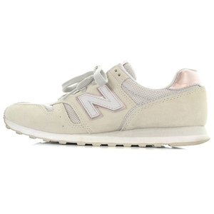 ニューバランス NEW BALANCE WL373TS2 スニーカー ロゴ スエード 24.5cm ライトグレー ピンク /SR19 レディース