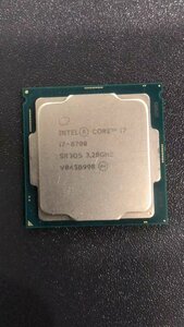 CPU インテル Intel Core I7-8700 プロセッサー 中古 動作未確認 ジャンク品 - A381