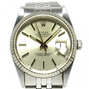 ROLEX(ロレックス) 腕時計 デイトジャスト 16234 メンズ SS×K18WG/ジュビリーブレス/20コマ/バーインデックス/不動/要OH シルバー