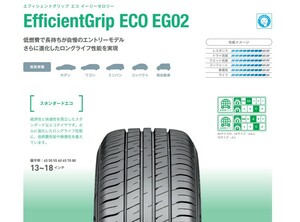 ◎静粛性◎長持ち◎日本製 EfficentGrip ECO EG02 165/60R14 75H 1本価格 ４本送料込みで26,800円～