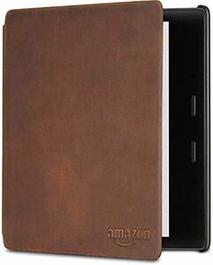 d-142 【Kindle Oasis 第10世代用】Amazon純正 プレミアムレザーカバー　傷つきやすい素材です。使い込むと9枚目のようになり味が出ます。