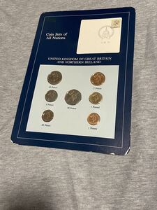 フランクリンミント社 Coin Sets of All Nations シリーズ グレートブリテン王国及び北アイルランド連合 硬貨発行年 1985年 コイン 貨幣 