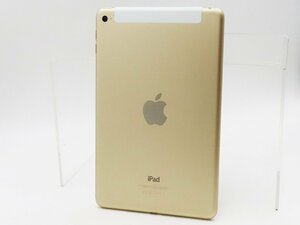 ◇【au/Apple】iPad mini 4 Wi-Fi+Cellular 16GB MK712J/A タブレット ゴールド